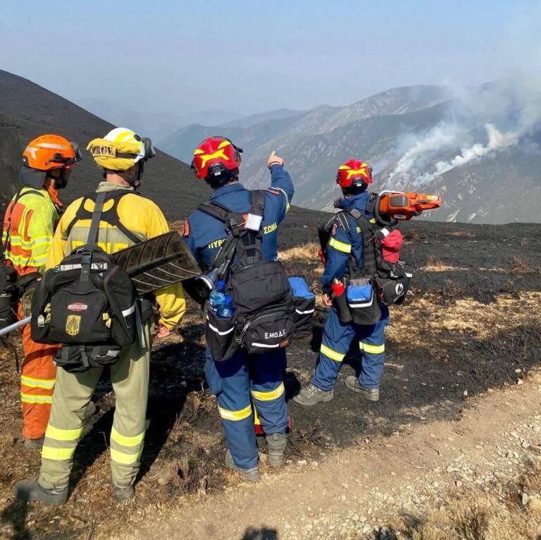Οι Έλληνες δασοκομάντος επιχειρούν στο πύρινο μέτωπο της Ισπανίας (video)