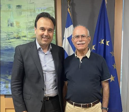 Με τον Υπουργό Ψηφ. Διακυβέρνησης, Δ. Παπαστεργίου συναντήθηκε ο δήμαρχος Πύργου