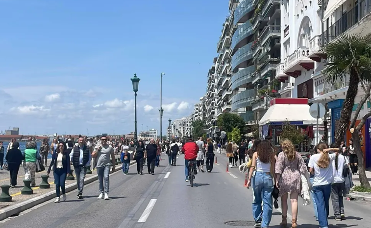 Θεσσαλονίκη: Πεζοδρόμηση της παραλιακής Λεωφόρου Νίκης την Κυριακή 10 Αυγούστου