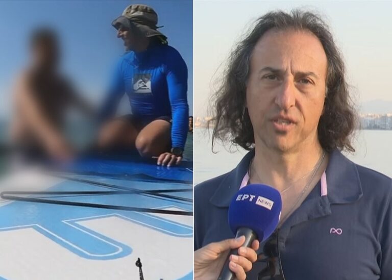 Οι δραματικές στιγμές της διάσωσης στην Επανομή Θεσσαλονίκης – Ο άνδρας με το SUP που έσωσε πατέρα και δύο παιδιά μιλά στο ΕΡΤNews
