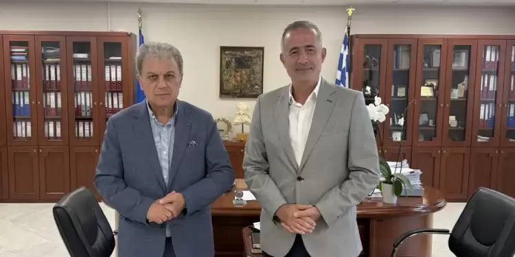 Συνάντηση συνεργασίας Σ. Κωνσταντινίδη με τον Περιφερειάρχη Δ. Μακεδονίας
