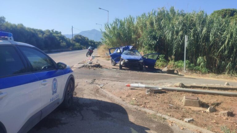 Μεσσηνία: 60χρονος έχασε τη ζωή του σε τροχαίο στο Καλό Νερό