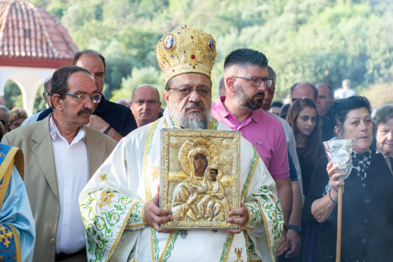 Μεσσηνία: Με λαμπρότητα ο εορτασμός της Κοιμήσεως της Θεοτόκου στην Ιερά Μονή Βουλκάνου