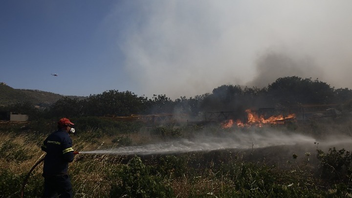 Βόλβη: Χωρίς ενεργό μέτωπο η φωτιά μετά τη νέα αναζωπύρωση χθες στο Βαγιοχώρι