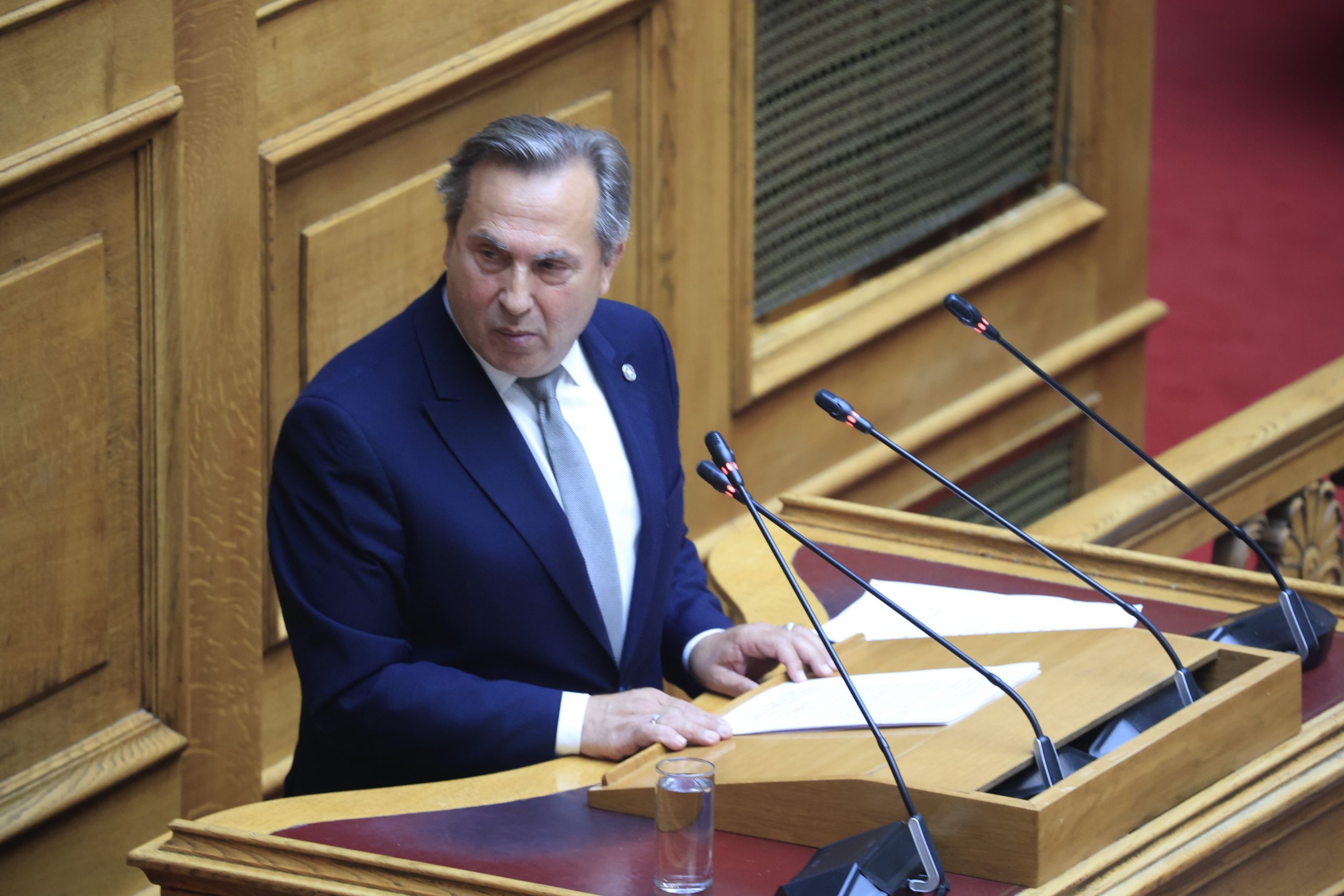 [379234] ΣΥΖΗΤΗΣΗ ΣΤΗΝ ΟΛΟΜΕΛΕΙΑ ΤΗΣ ΒΟΥΛΗΣ ΝΟΜΟΣΧΕΔΙΟΥ ΤΟΥ ΥΠΟΥΡΓΕΙΟΥ ΥΠΟΔΟΜΩΝ ΚΑΙ ΜΕΤΑΦΟΡΩΝ  (ΓΙΩΡΓΟΣ ΚΟΝΤΑΡΙΝΗΣ/EUROKINISSI)