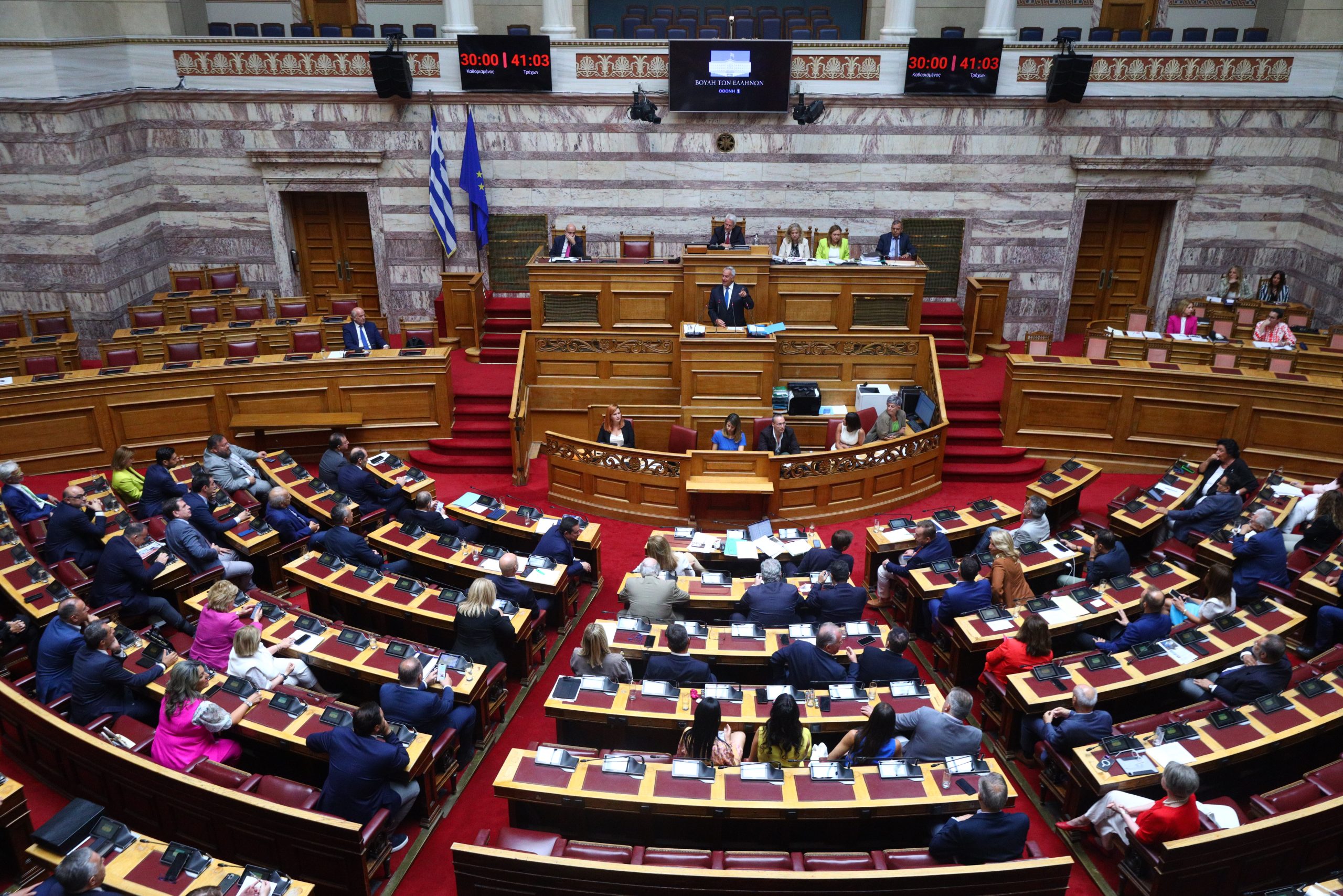 [379490] ΣΥΖΗΤΗΣΗ ΣΤΗΝ ΟΛΟΜΕΛΕΙΑ ΤΗΣ ΒΟΥΛΗΣ ΤΩΝ ΠΡΟΤΑΣΕΩΝ ΠΑΣΟΚ, ΣΥΡΙΖΑ ΚΑΙ ΝΕΑΣ ΑΡΙΣΤΕΡΑΣ ΓΙΑ ΣΥΣΤΑΣΗ ΠΡΟΑΝΑΚΡΙΤΙΚΗΣ ΕΠΙΤΡΟΠΗΣ ΓΙΑ ΤΟΝ Ο.Π.Ε.Κ.Ε.Π.Ε.	(ΓΙΑΝΝΗΣ ΠΑΝΑΓΟΠΟΥΛΟΣ/EUROKINISSI)