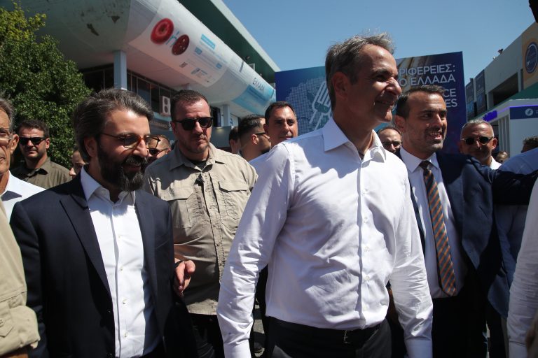 Η περιοδεία του Κυρ. Μητσοτάκη στα περίπτερα της 89ης ΔΕΘ