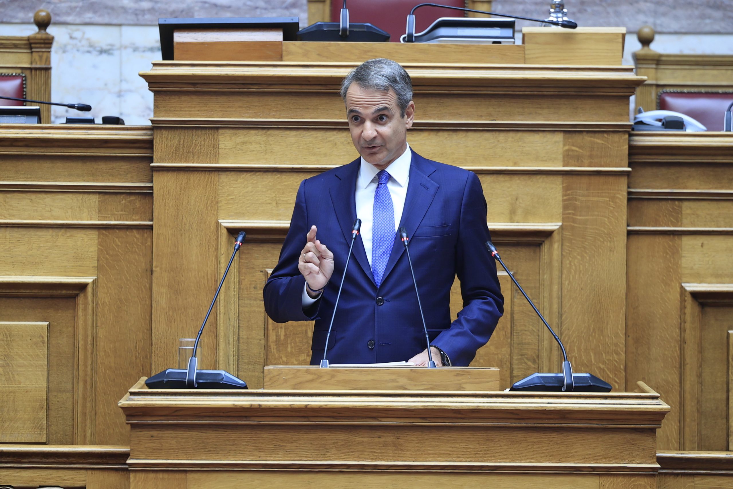 [380451] ΣΥΝΕΔΡΙΑΣΗ ΤΗΣ ΚΟΙΝΟΒΟΥΛΕΥΤΙΚΗΣ ΟΜΑΔΑΣ ΤΗΣ ΝΕΑΣ ΔΗΜΟΚΡΑΤΙΑΣ   (ΓΙΩΡΓΟΣ ΚΟΝΤΑΡΙΝΗΣ/EUROKINISSI)