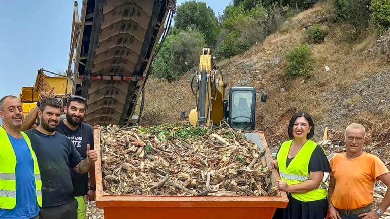 Κέρκυρα: Το 19<sup>ο</sup> Ρεύμα Ανακύκλωσης δημιουργεί ο Δήμος του Βορρά, μετατρέποντας τα υπολείμματα από κλαδέματα σε λίπασμα