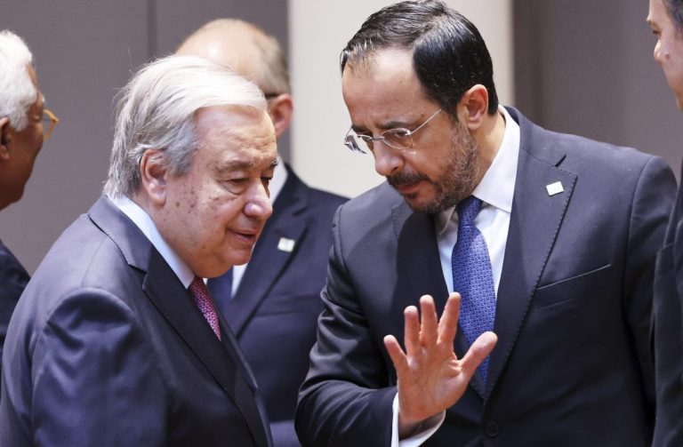 Άκαρπη η τριμερής για το Κυπριακό – Στόχος του Γκουτέρες να επαναρχίσουν οι συνομιλίες από εκεί που διακόπηκαν, είπε ο Ν. Χριστοδουλίδης