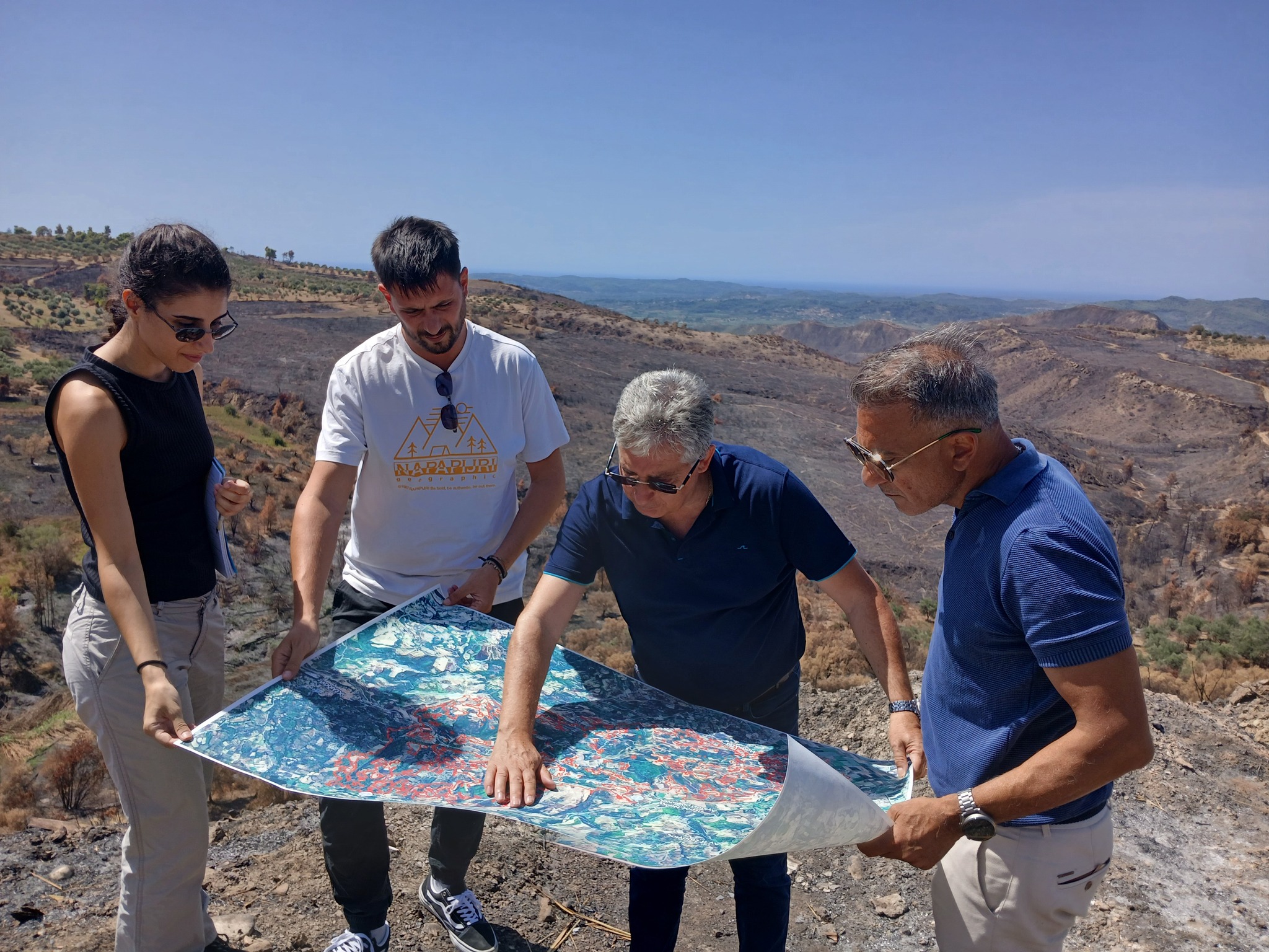 Αντιπλημμυρική μελέτη για την πυρόπληκτη ζώνη από το δασαρχείο Πύργου