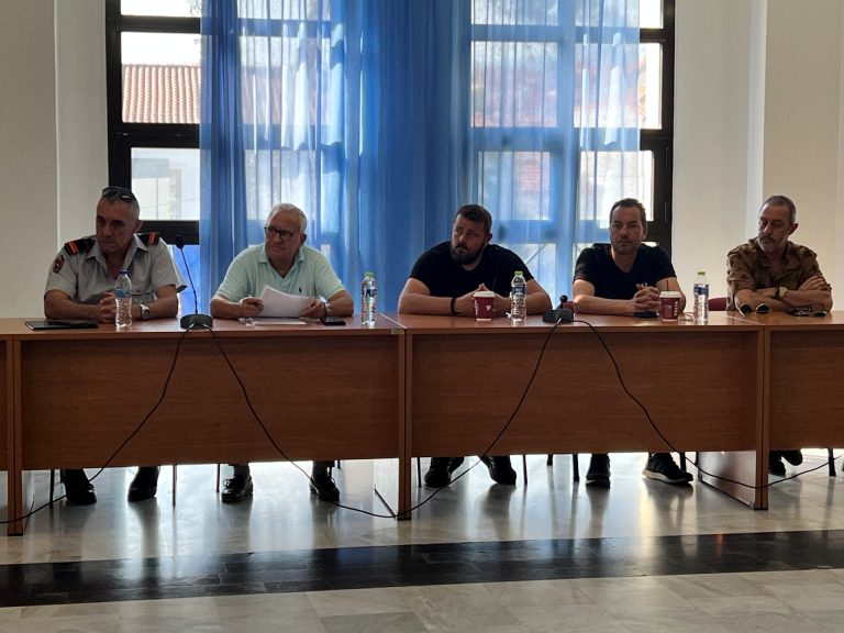 Σύσκεψη για την έγκαιρη προετοιμασία για πλημμυρικά φαινόμενα στον Δήμο Δίου – Ολύμπου