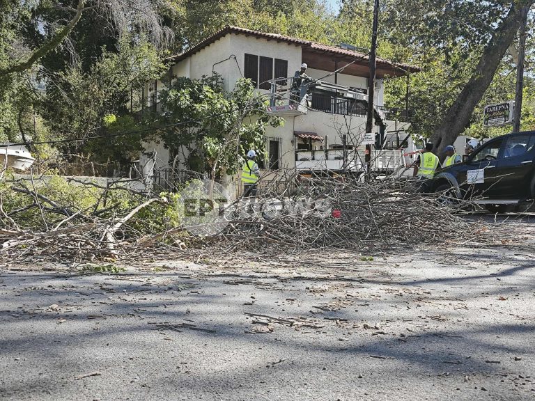 Θυελλώδεις άνεμοι στον Βόλο – Χωρίς ρεύμα και τηλέφωνο κάτοικοι στην Άλλη Μεριά