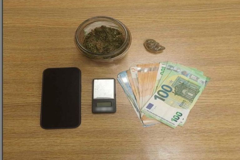 Σύλληψη δύο ατόμων στον Βόλο για κατοχή και διακίνηση ναρκωτικών