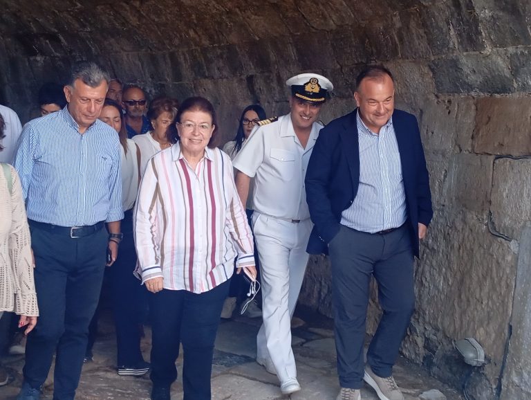 Η Λίνα Μενδώνη εγκαινίασε το αποκατεστημένο Κάστρο της Νεραντζιάς στην Κω