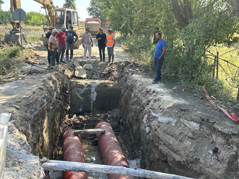 Κατασκευάζεται ο νέος δίδυμος αγωγός της ΔΕΥΑ Καρδίτσας