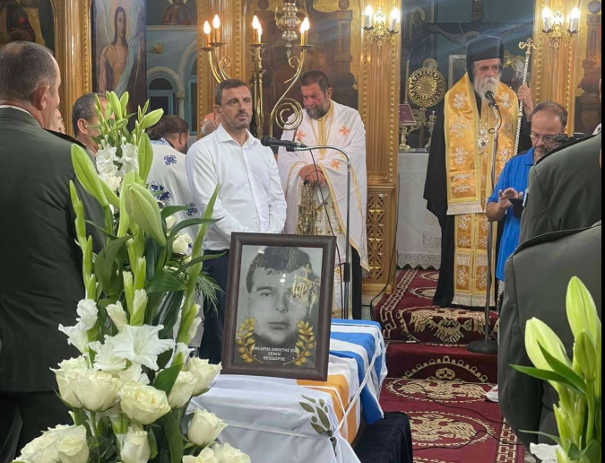 Ηλεία: Επαναπατρίστηκαν τα οστά ήρωα της Κύπρου από το Λάνθι Πύργου