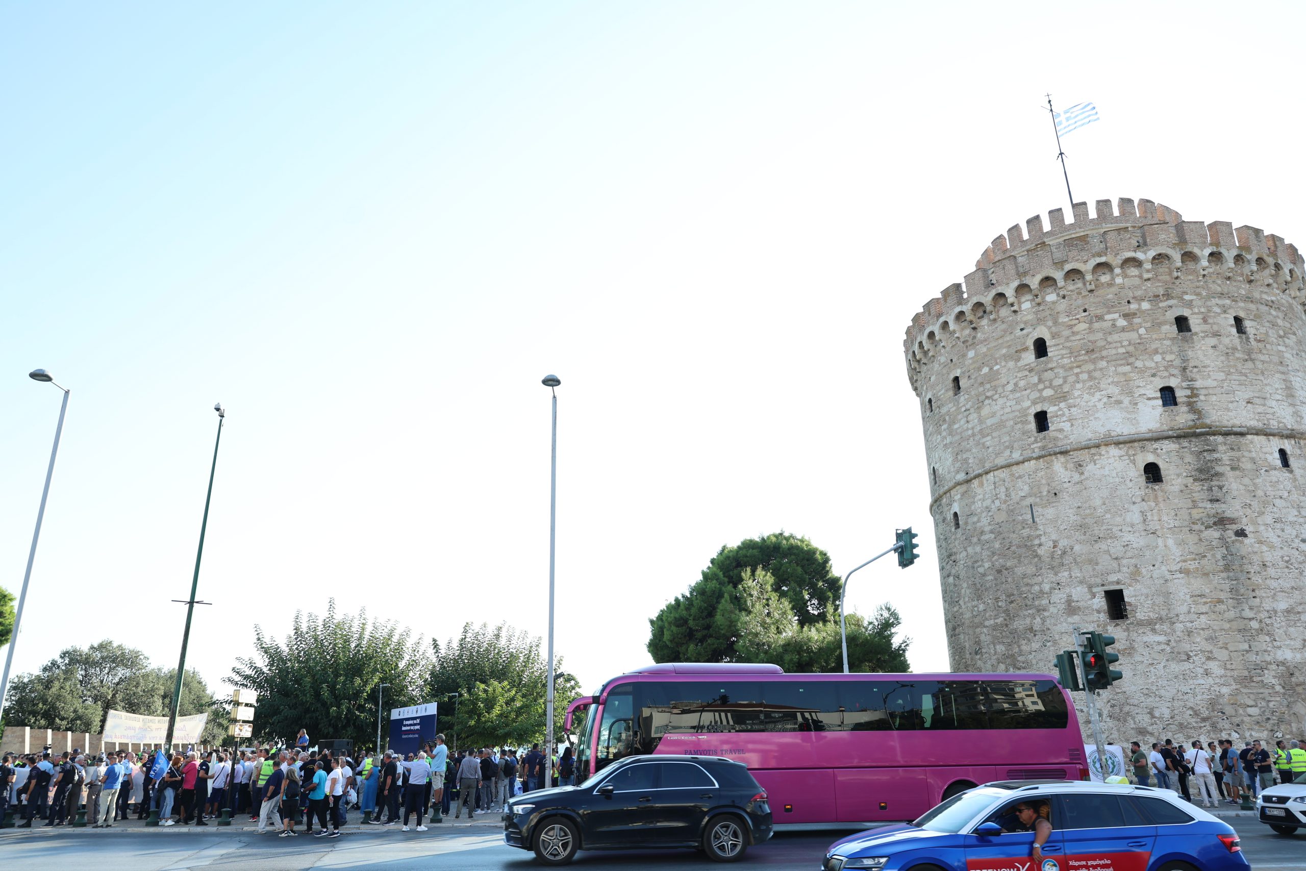 [380124] ΣΥΓΚΕΝΤΡΩΣΗ ΚΑΙ ΠΟΡΕΙΑ ΕΝΣΤΟΛΩΝ ΣΤΗ ΘΕΣΣΑΛΟΝΙΚΗ   (ΡΑΦΑΗΛ ΓΕΩΡΓΙΑΔΗΣ / EUROKINISSI)