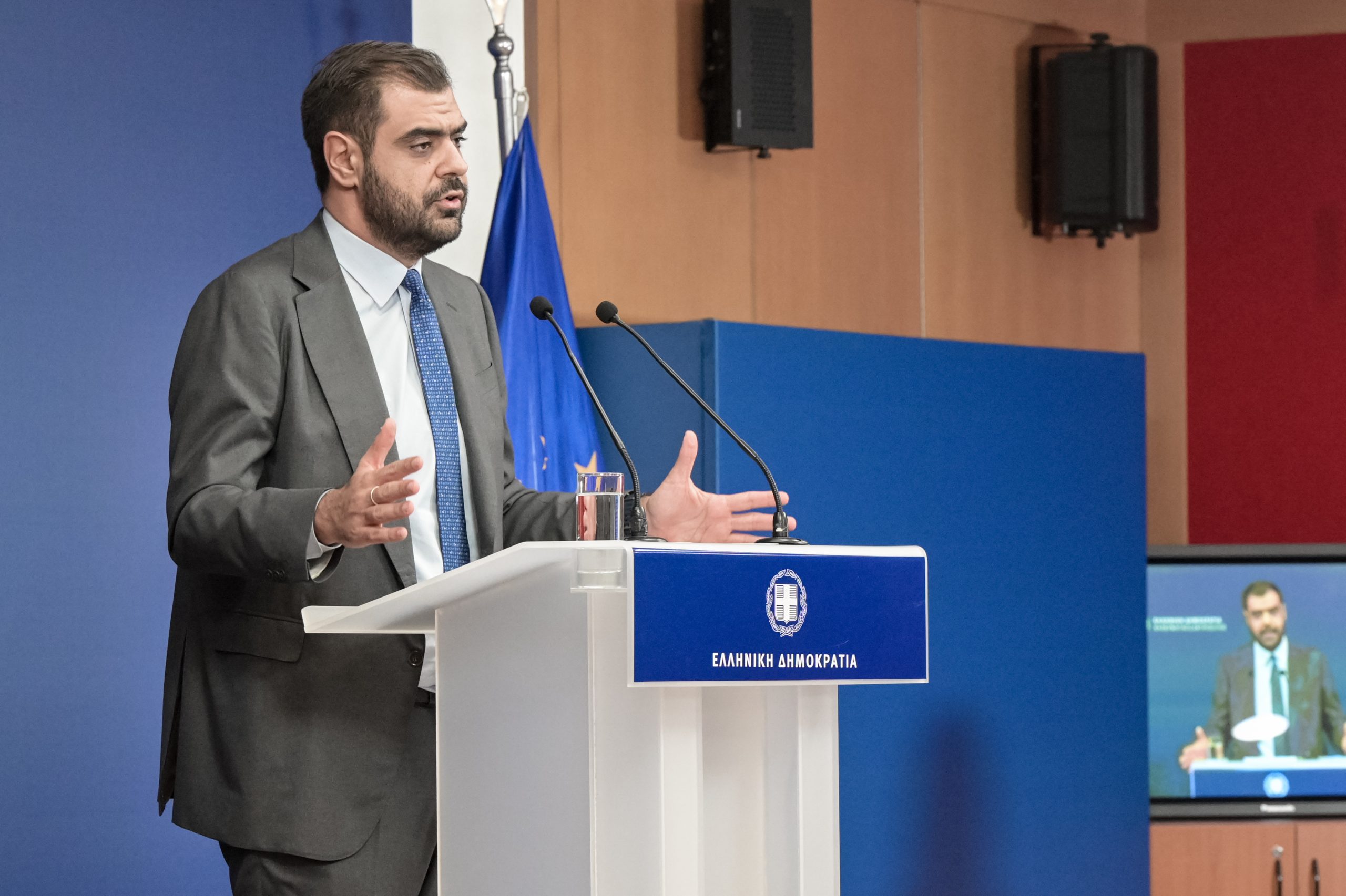 ΕΝΗΜΕΡΩΣΗ ΤΩΝ ΠΟΛΙΤΙΚΩΝ ΣΥΝΤΑΚΤΩΝ ΑΠΟ ΤΟΝ ΚΥΒΕΡΝΗΤΙΚΟ ΕΚΠΡΟΣΩΠΟ ΠΑΥΛΟ ΜΑΡΙΝΑΚΗ (ΚΟΥΤΡΑ ΔΗΜΗΤΡΑ / Toklik / EUROKINISSI)