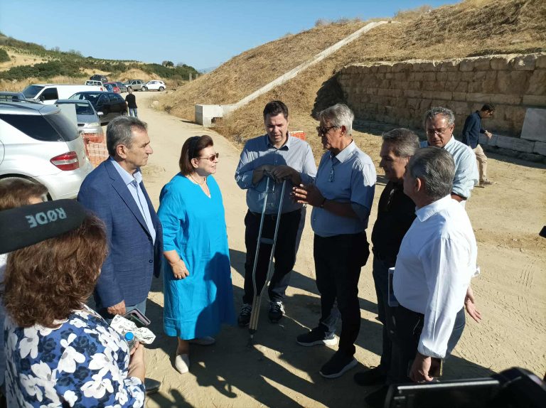 Σέρρες: Επισκέψιμος για το κοινό ο Τύμβος Καστά έως τις αρχές του 2028-Ικανοποιηση για την πρόοδο των εργασιών