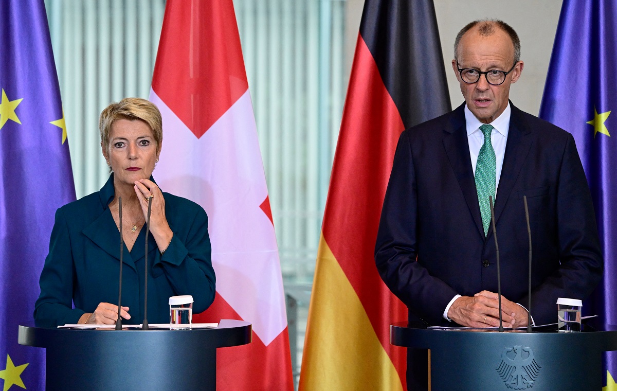 GERMANY-SWITZERLAND-POLITICS-DIPLOMACY