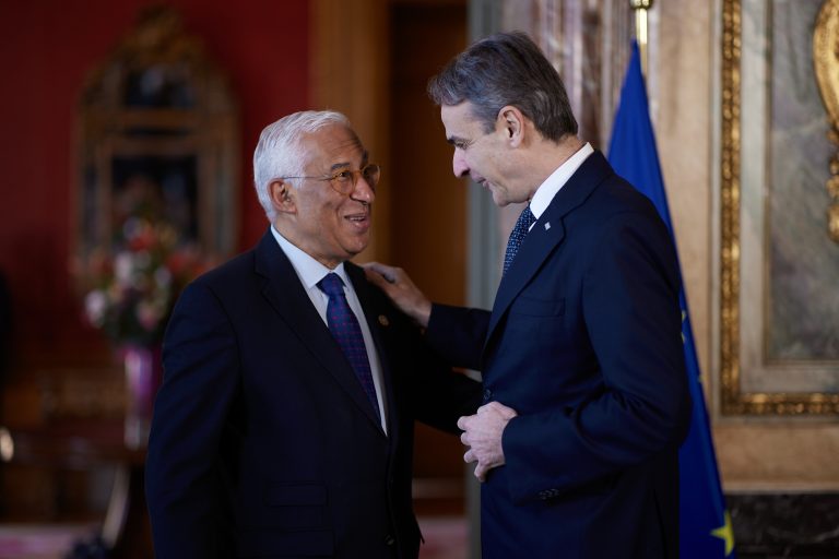 Συνάντηση Μητσοτάκη με τον Πρόεδρο του Ευρωπαϊκού Συμβουλίου, Αντόνιο Κόστα