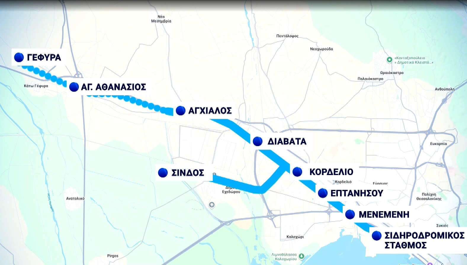 Στις… ράγες ο προαστιακός σιδηρόδρομος στη δυτική Θεσσαλονίκη