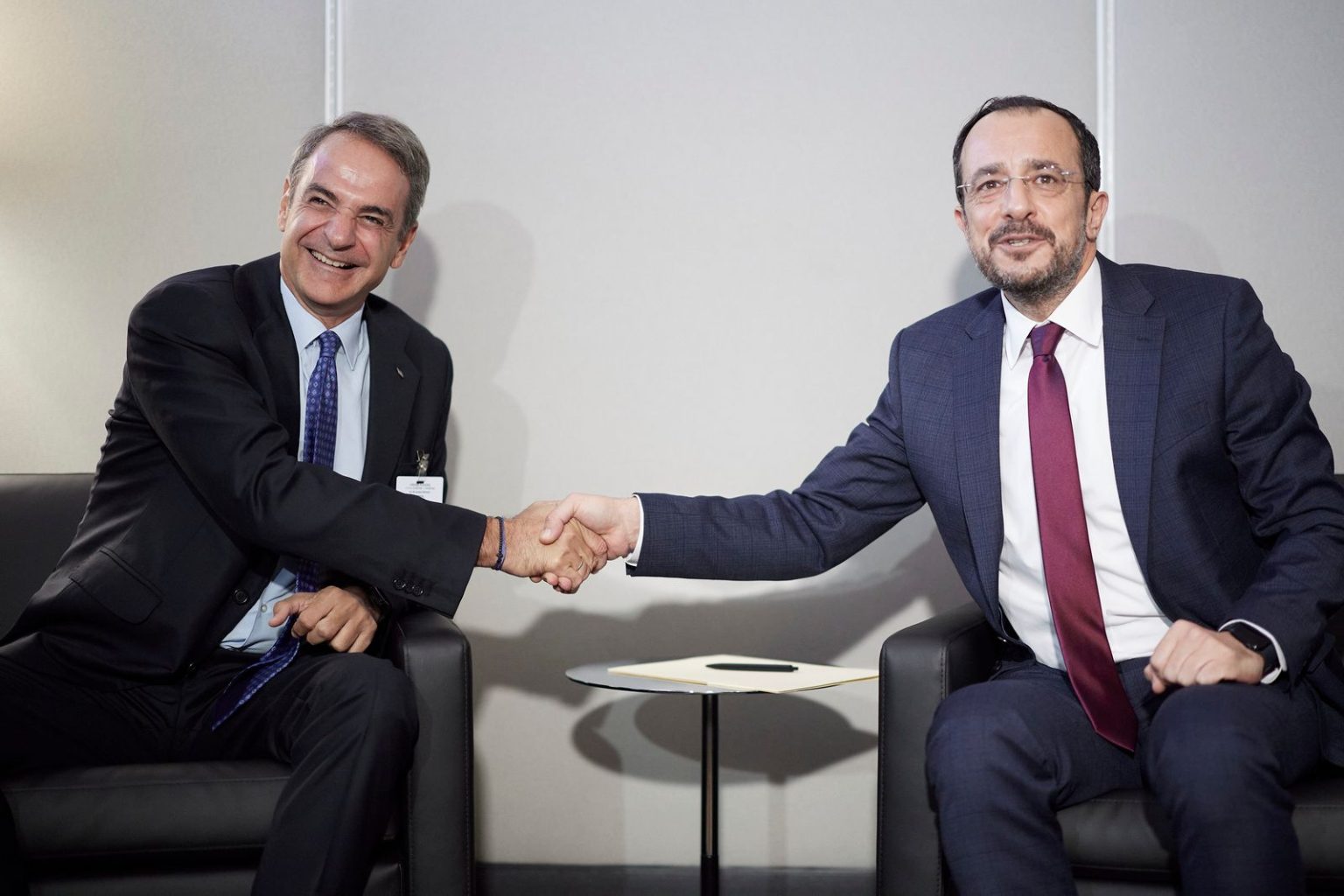 Συνάντηση Μητσοτάκη – Χριστοδουλίδη στη Νέα Υόρκη Συνάντηση Μητσοτάκη – Χριστοδουλίδη στη Νέα Υόρκη