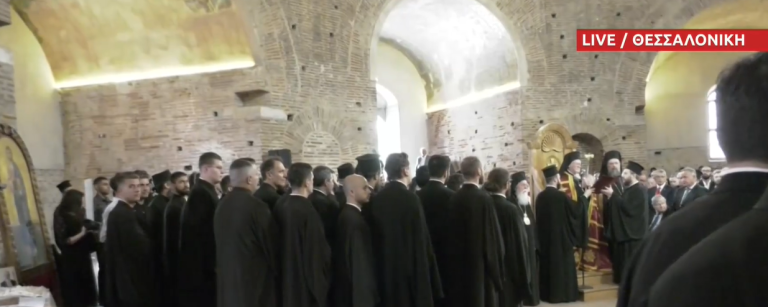 Θεσσαλονίκη: Πατριαρχική Θεία Λειτουργία στον Ιερό Ναό Αγίου Γεωργίου (Ροτόντα)