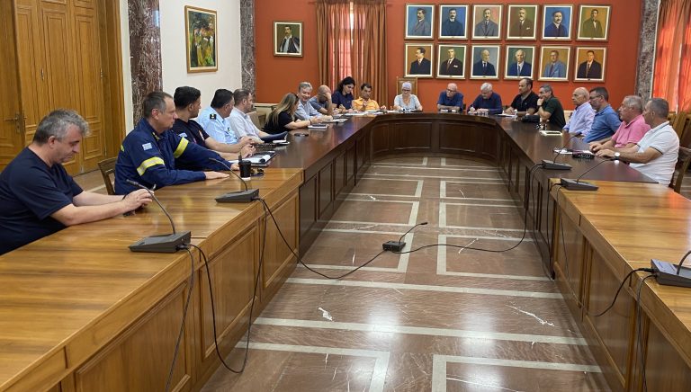 Συνεδρίασε για τον κίνδυνο πλημμύρας το Συντονιστικό Πολιτικής Προστασίας του Πύργου