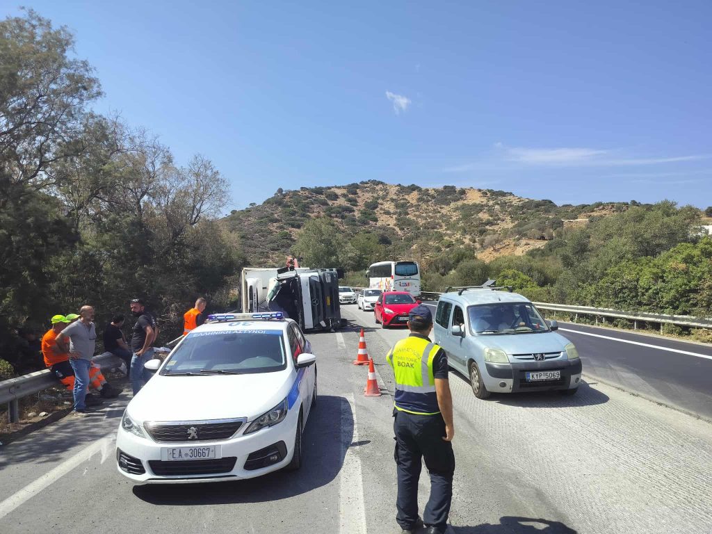 Ηράκλειο: Σοκαριστικό δυστύχημα στον ΒΟΑΚ με θύμα 17χρονο οδηγό νταλίκας