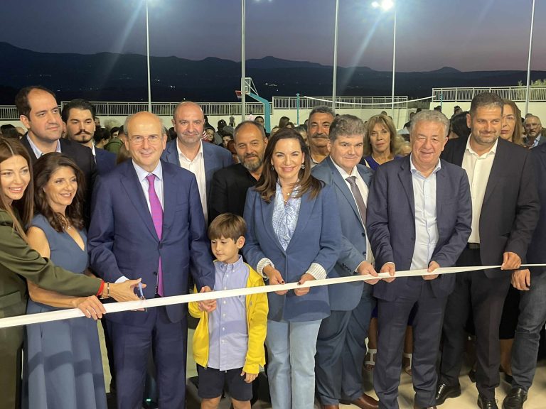 Ρέθυμνο: Εγκαίνια στο νέο δημοτικό σχολείο Πανόρμου, παρουσία του αντιπροέδρου της Κυβέρνησης και τριών υπουργών