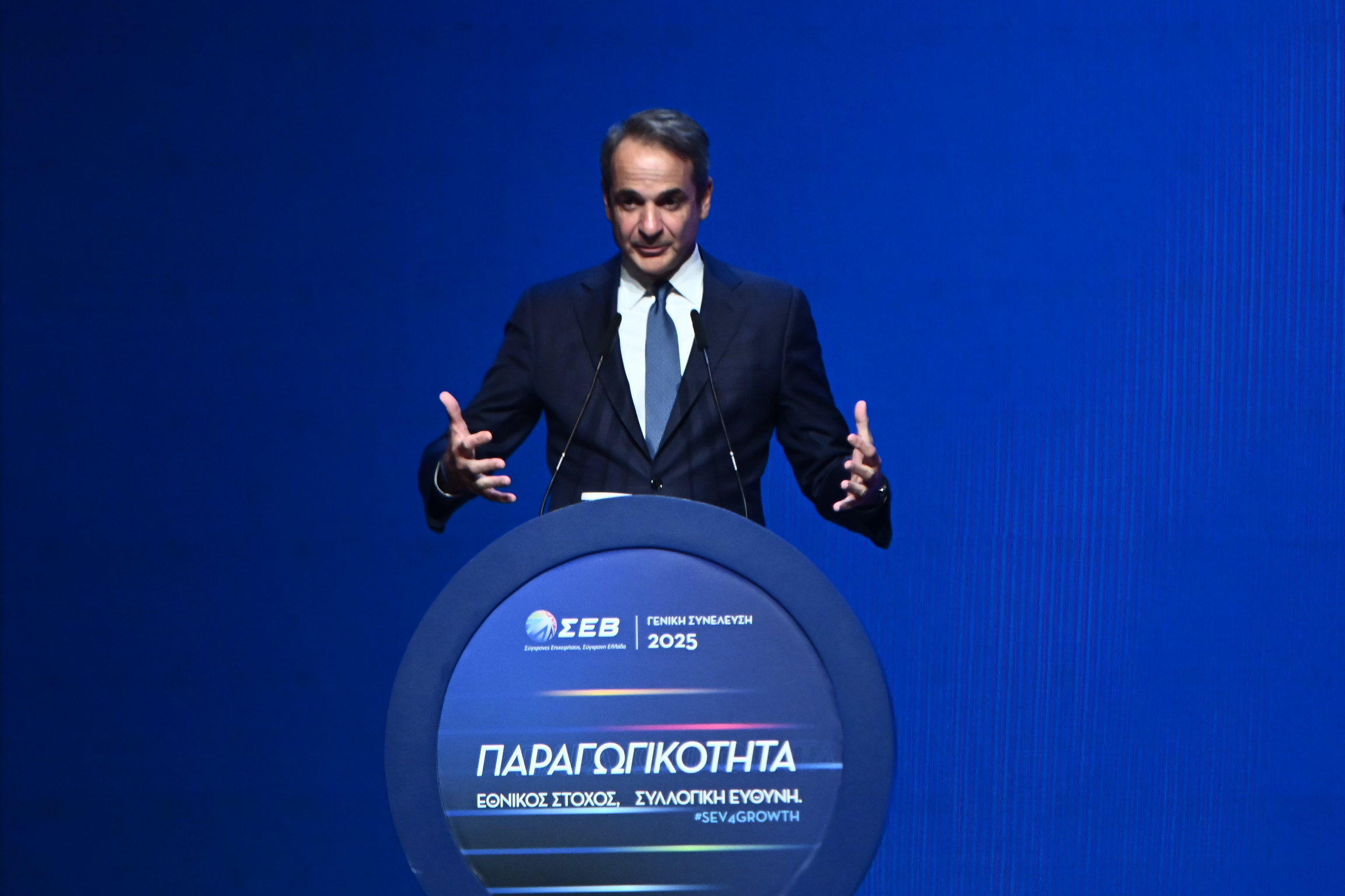 [380950] ΑΝΟΙΧΤΗ ΕΚΔΗΛΩΣΗ ΤΗΣ ΓΕΝΙΚΗΣ ΣΥΝΕΛΕΥΣΗΣ ΤΟΥ Σ.Ε.Β. (ΚΩΣΤΑΣ ΤΖΟΥΜΑΣ/EUROKINISSI)