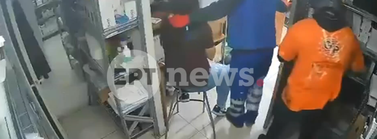 Θεσσαλονίκη: Αποκλειστικό βίντεο από τη ληστεία στη Σταυρούπολη σε κατάστημα κινητών