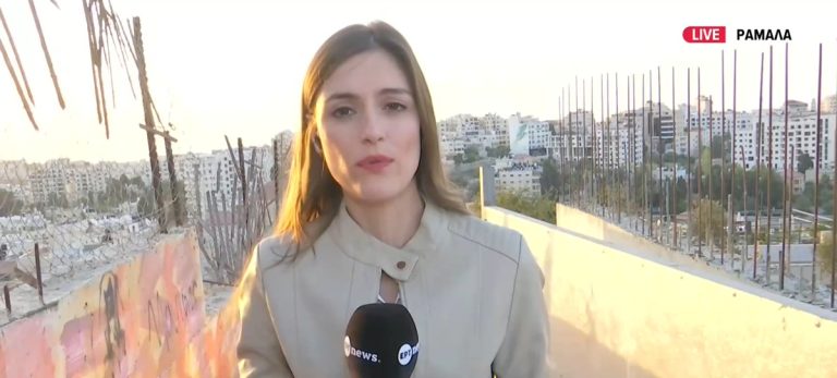 Η Αδαμαντία Λιόλιου μεταδίδει από τη Ραμάλα τις τελευταίες πληροφορίες για τον στολίσκο Global Sumud Flotilla και τους ακτιβιστές