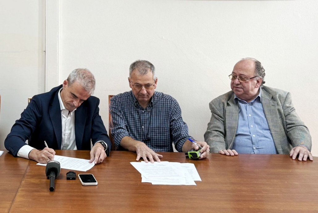 Υπογράφηκε η σύμβαση για την αποκατάσταση του Αναγνωστηρίου της Αγιάσου