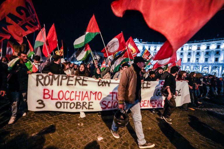 Ιταλία: Κινητοποιήσεις σε όλη τη χώρα για τον στολίσκο στη Γάζα