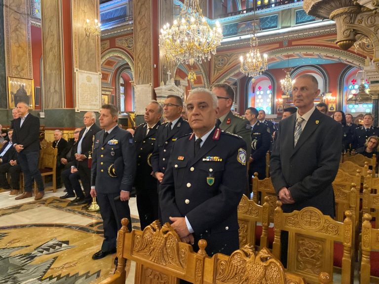 Τρίπολη: Τιμήθηκε η μνήμη του προστάτη της Ελληνικής Αστυνομίας Μεγαλομάρτυρα Αγίου Αρτεμίου