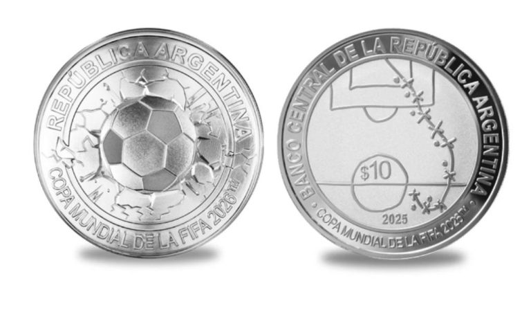 Η κεντρική τράπεζα Αργεντινής παρουσίασε ένα ειδικό νόμισμα προς τιμήν του γκολ του Μαραντόνα εναντίον της Αγγλίας