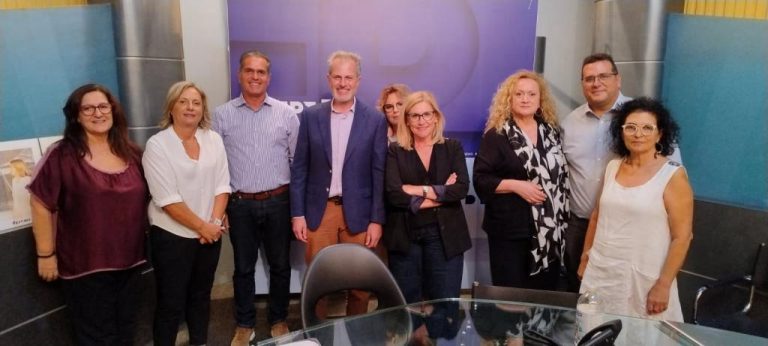 Τους περιφερειακούς σταθμούς της ΕΡΤ Πάτρας και Πύργου επισκέφτηκε ο πρόεδρος της ΕΡΤ Γιάννης Παπαδόπουλος