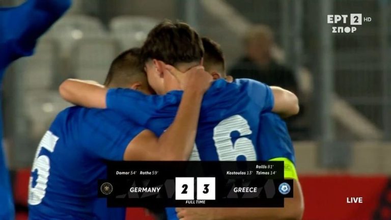 EURO U21-2027: Θρίαμβος με 3-2 της Εθνικής Ελπίδων μέσα στη Γερμανία (highlights)