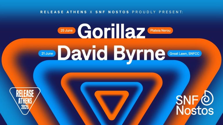 Gorillaz και David Byrne στο Release Athens x SNF Nostos 2026