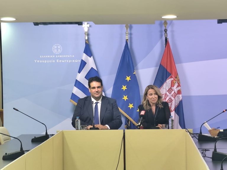 Λιβάνιος σε Υπουργό Δημόσιας Διοίκησης της Σερβίας: Προχωράει με ταχείς ρυθμούς η επένδυση στο Σταθμό των Ευζώνων