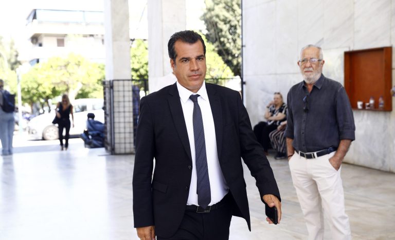 Συνάντηση Θ. Πλεύρη, με την πρέσβειρα της Ολλανδίας στην Ελλάδα, Μπ. βαν Χέλεμοντ