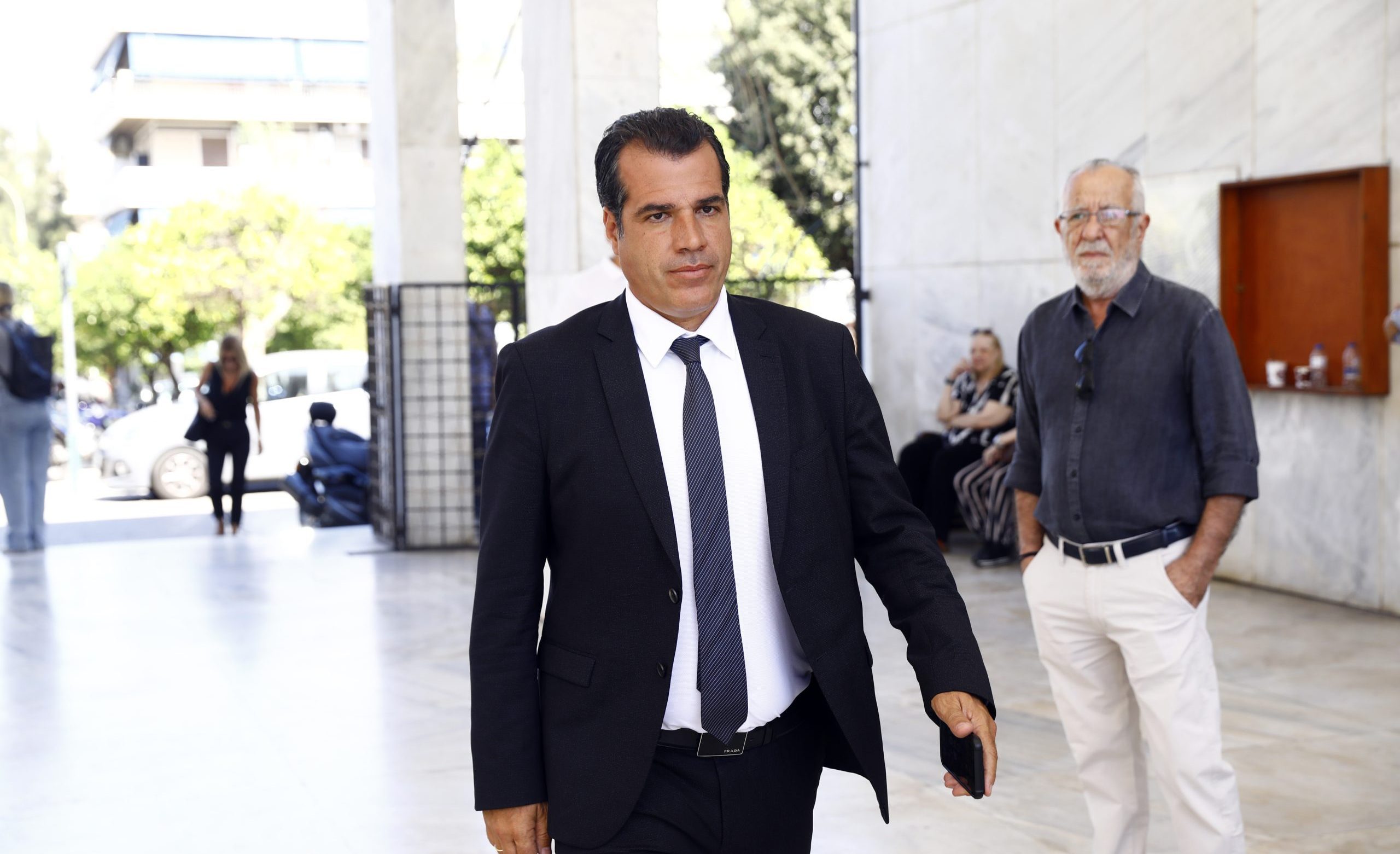 Συνάντηση Θ. Πλεύρη, με την πρέσβειρα της Ολλανδίας στην Ελλάδα, Μπ. βαν Χέλεμοντ