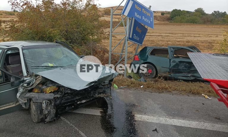 Τροχαίο δυστύχημα στην Ε.Ο. Σερρών Δράμας – Εξέπνευσε 77χρονη στο νοσοκομείο Σερρών