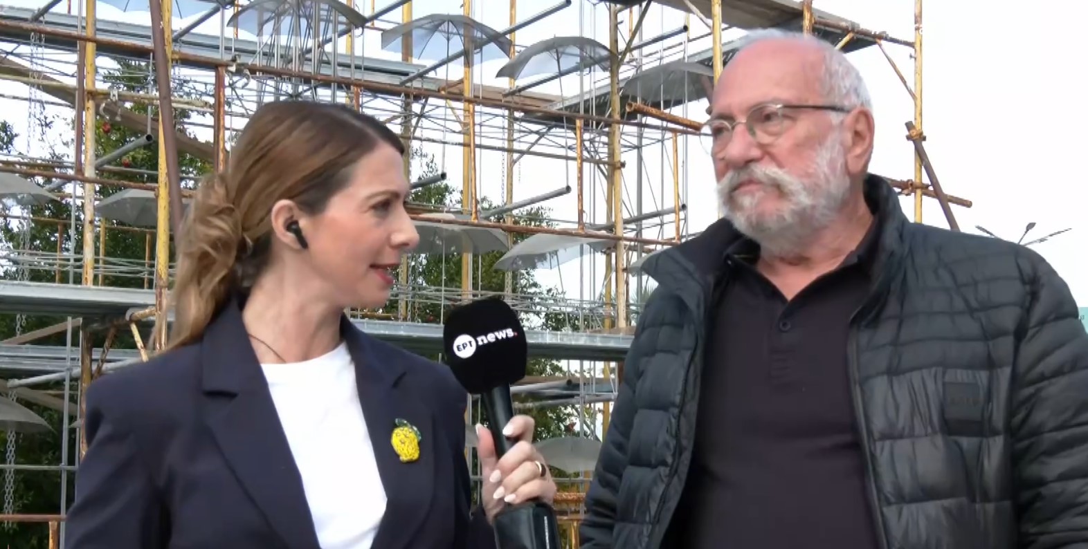 Θεσσαλονίκη: Συνεχίζεται η συντήρηση των Ομπρελών του Ζογγολόπουλου