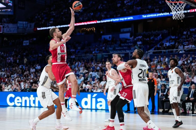 Euroleague: Κατέρρευσε στην 4η περίοδο ο Ολυμπιακός, 89-77 η Ρεάλ Μαδρίτης