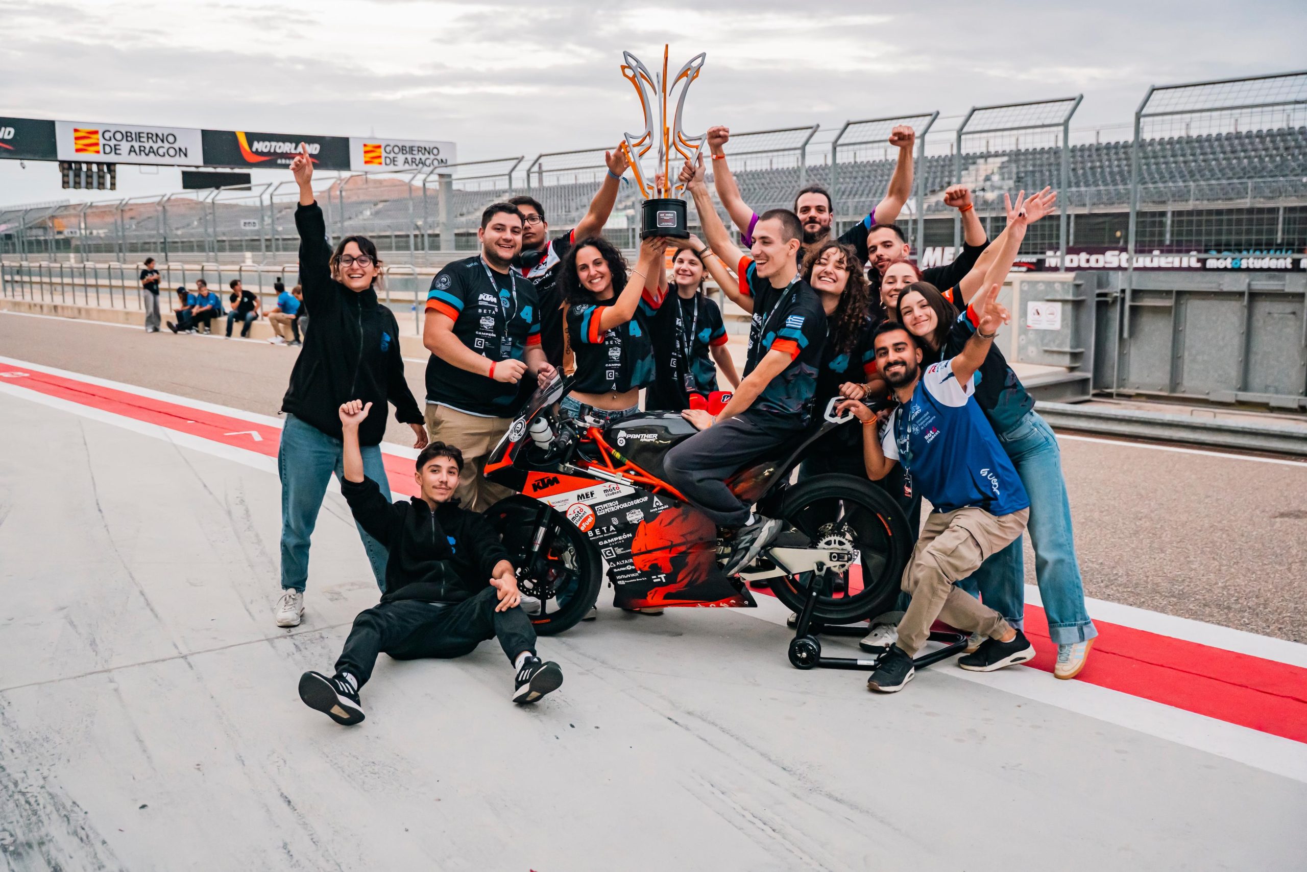 Η Φοιτητική Ομάδα Panther Racing του Αριστοτελείου κατέκτησε την 1η θέση στον Παγκόσμιο Διαγωνισμό MotoStudent 2025