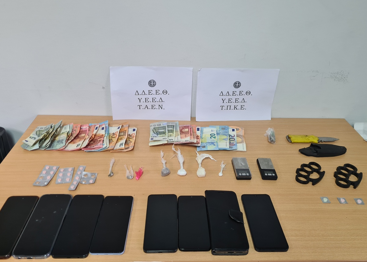Θεσσαλονίκη: Τέσσερις συλλήψεις για διακίνηση ναρκωτικών